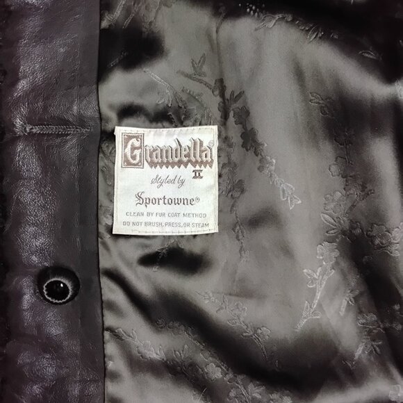 Sportowne Vintage Women's Grandella ll Faux Fur Coat Size 10 #537 - Picture 8 of 9